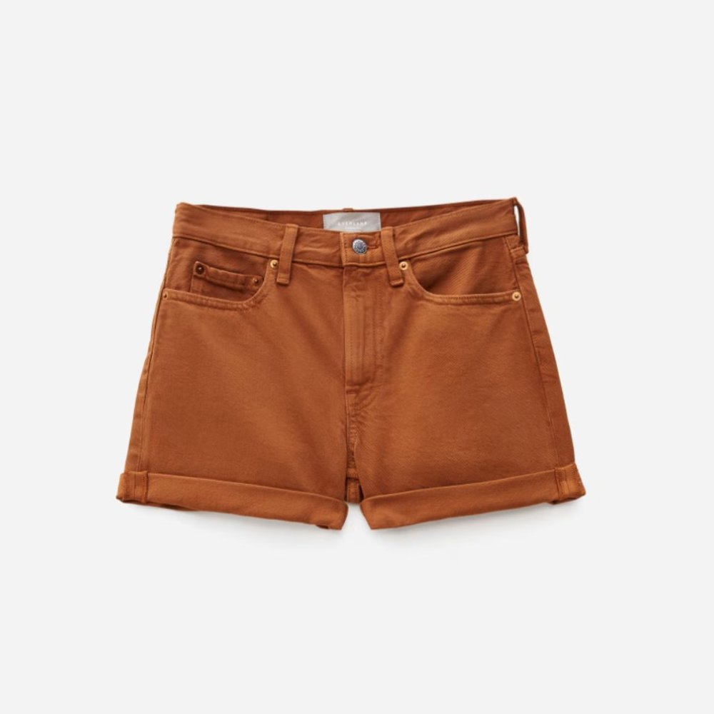 Everlane "The Denim Short" / Canyon - Rust Orange / Size 28
